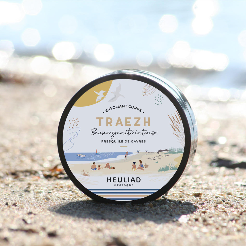 Produit cosmétique de la marque Heuliad, 100% made in Gâvres (Morbihan)