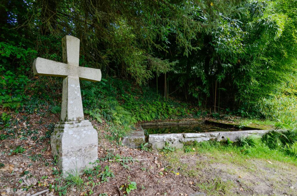 La fontaine de la chapelle Sainte Hélène à Bubry