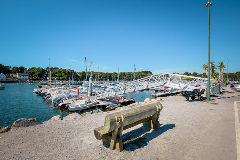 Le port de plaisance de Guidel-Plages.