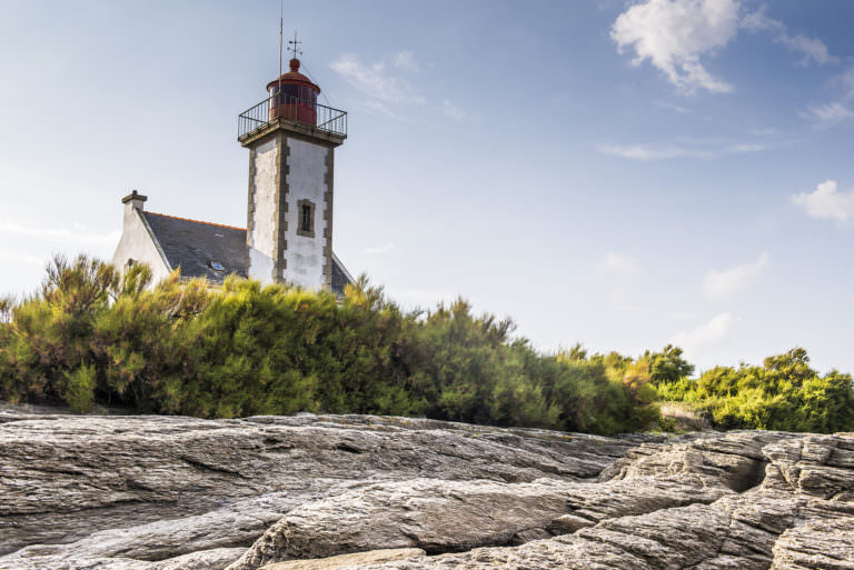 Phare de la Pointe des chats, à l'île de Groix.