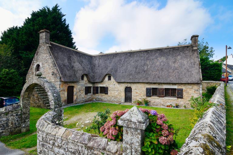 Chaumière, petit patrimoine à Lanvaudan