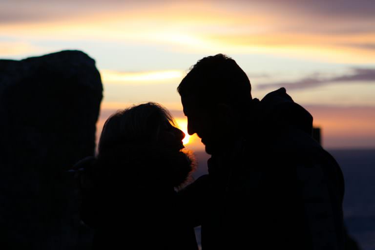 Couché de soleil en amoureux