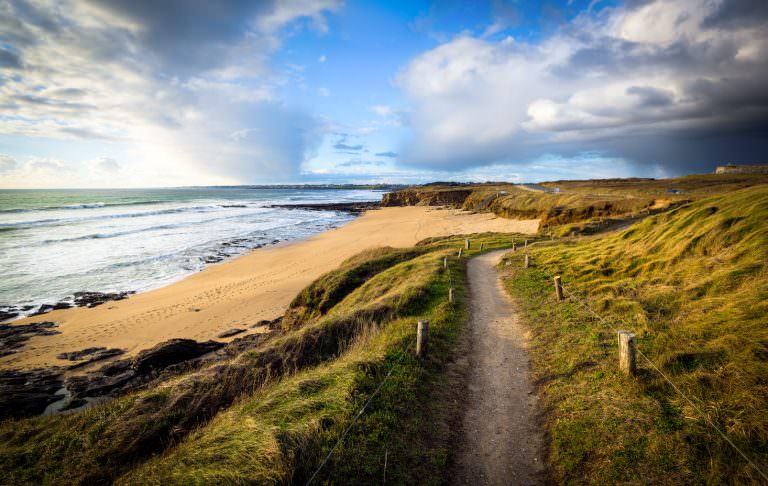 La Crique des amoureux à Guidel-Plages.