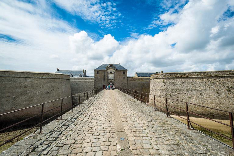 Entrée de la Citadelle de Port-Louis (Morbihan)