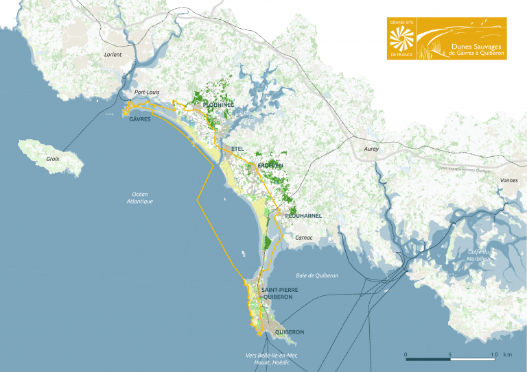 Carte des paysages