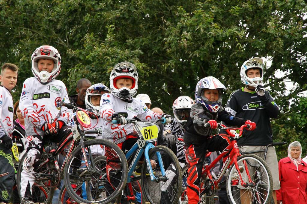 Concours d'enfants, animation BMX