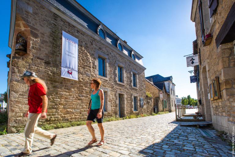 L'entrée de la Cour des Métiers d'Art à Pont-Scorff.