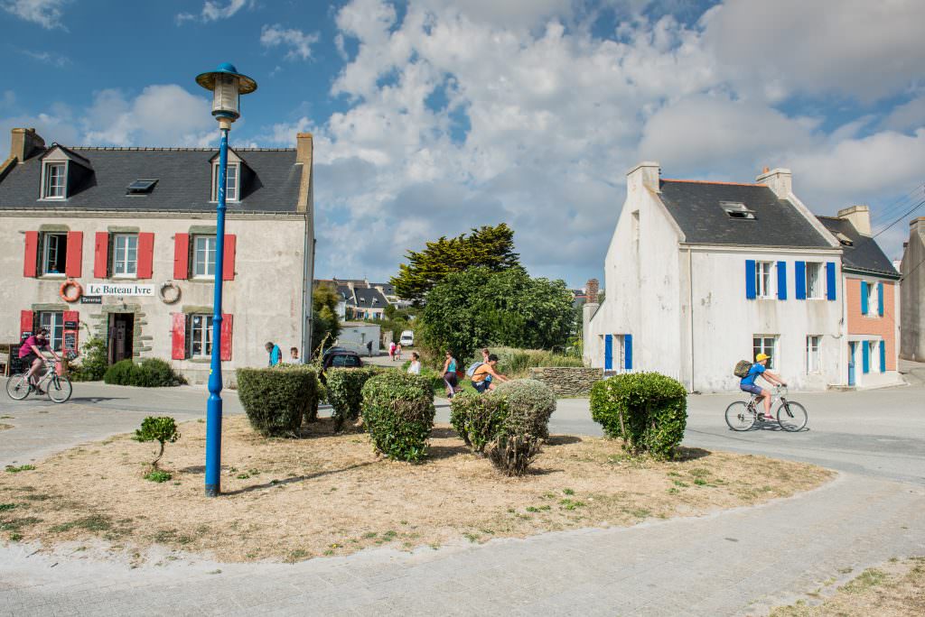 Café Le bateau Ivre à Locmaria, Ile de Groix.