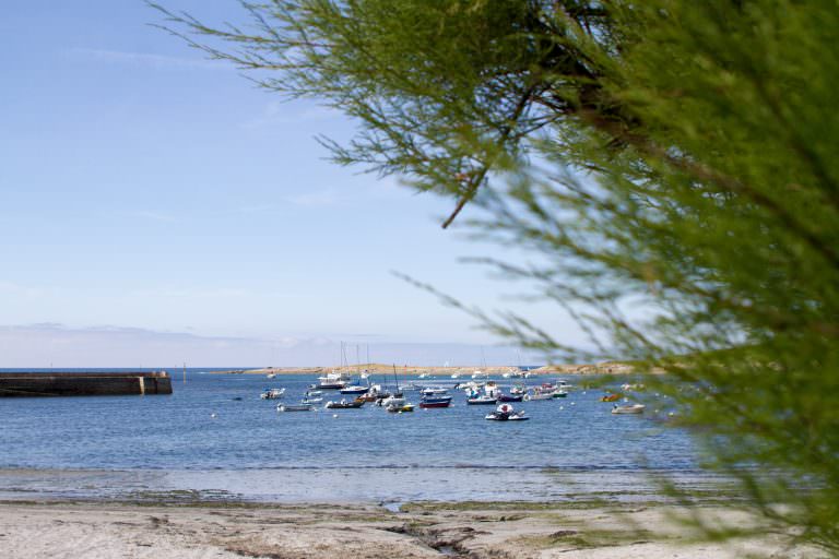 Port de Locmaria sur l'île de Groix (Morbihan)