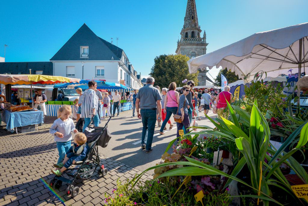 Le marché de Plœmeur.