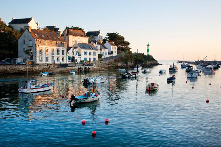 Le Port de Doëlan à Clohars-Carnoët, dans le Pays de Quimperlé (Finistère, Bretagne Sud)