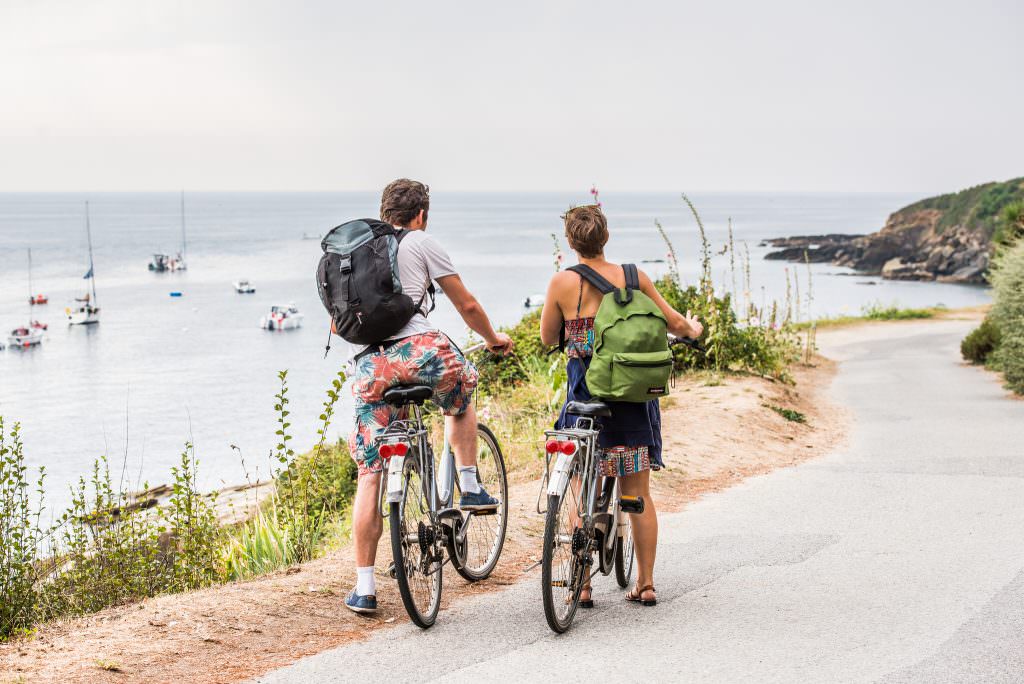 Randonnée vélo en amoureux sur l'Ile de Groix (Morbihan)