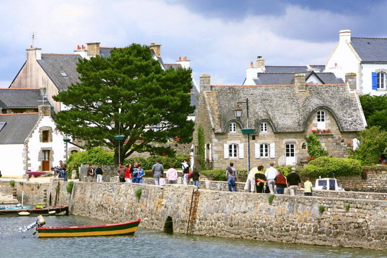 Village de Saint-Cado à Belz, près de la Ria d'Etel (Morbihan, Bretagne Sud)