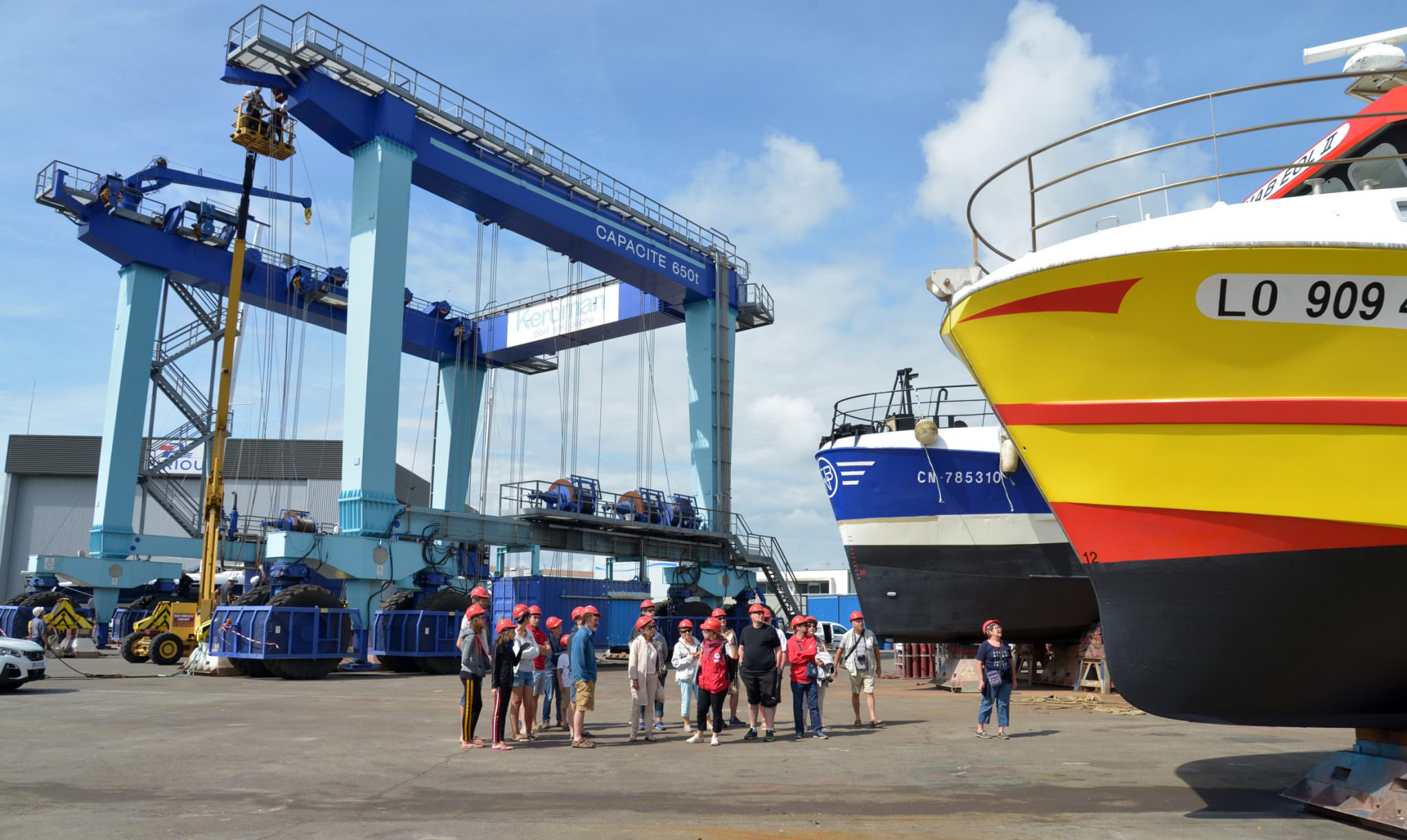 Lorient, visite du port de Keroman