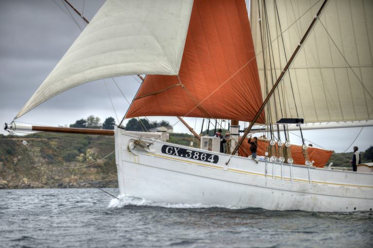 Le Biche, bateau, ile de Groix (Morbihan)