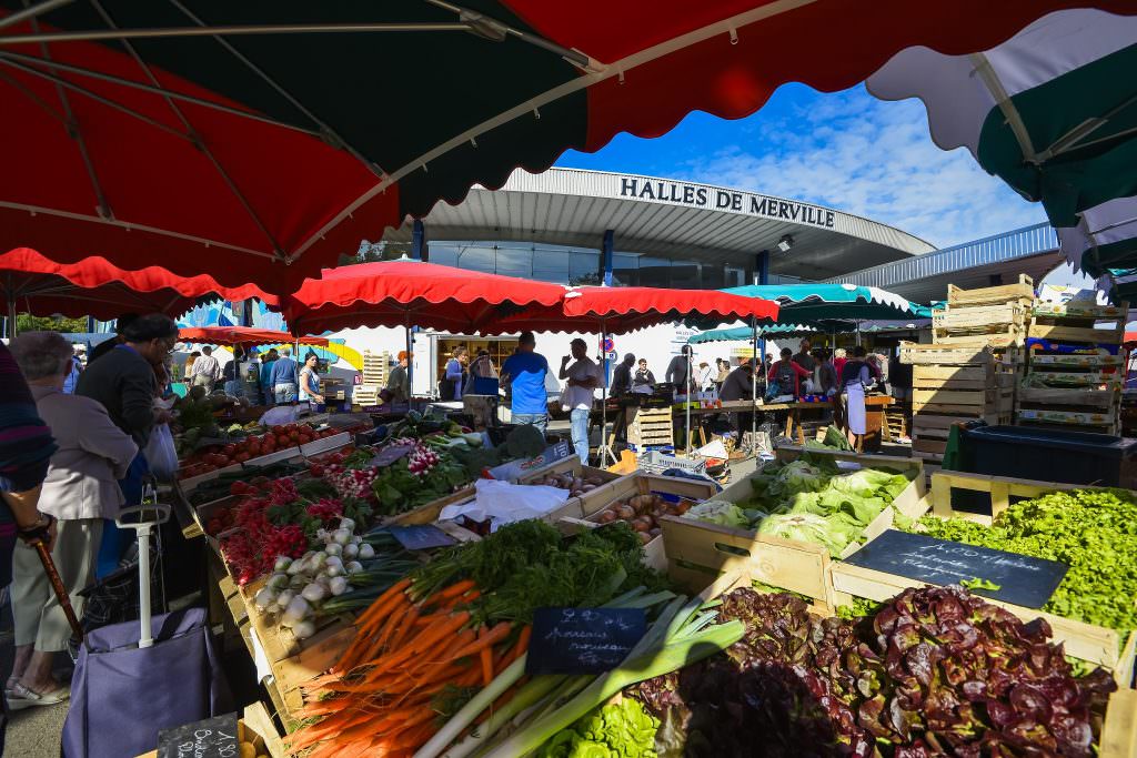 Le marché de Merville à Lorient - ©Emmanuel LEMEE - LBST