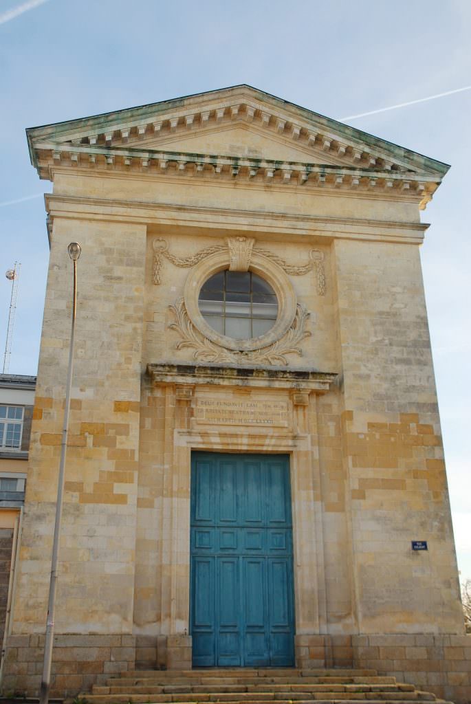 Lorient, l'hôtel Dieu de l’ancien hôpital de Lorient près de la Cité Allendé.