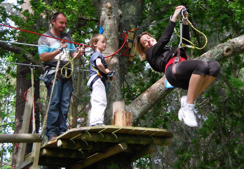 Parc aventure accrobranche à Ploemeur Le Poisson Volant