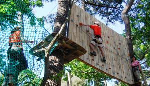 Le Poisson Volant - accrobranche à Ploemeur parcours dans les arbres