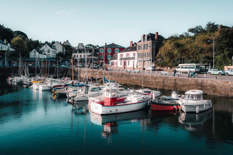 Port-Tudy à l'île de Groix (Morbihan)