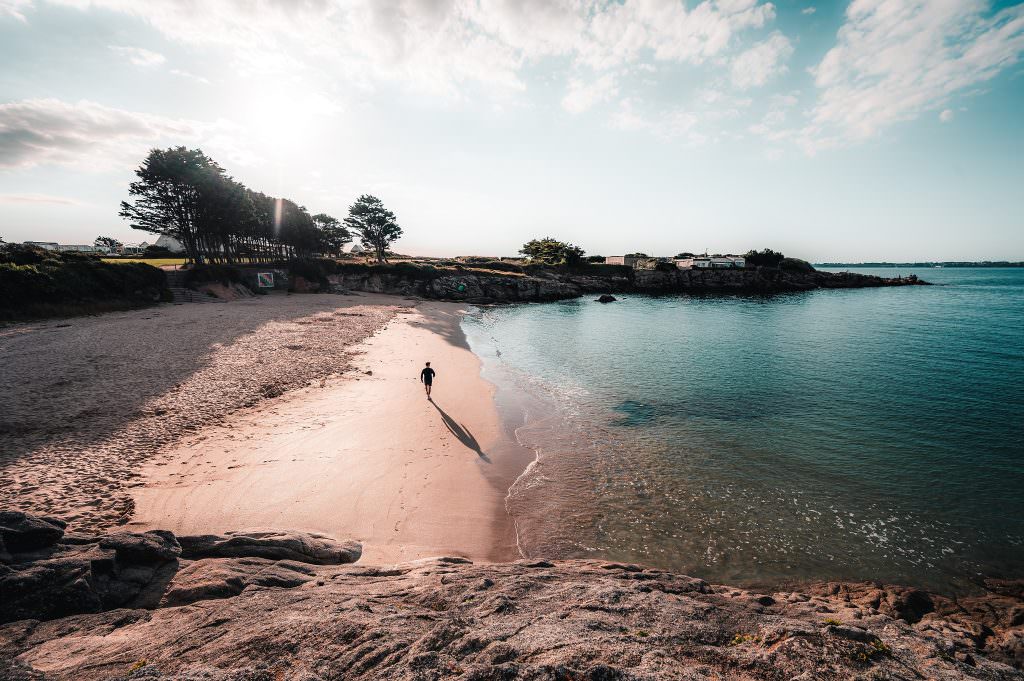 Ploemeur, plage du petit Pérello.