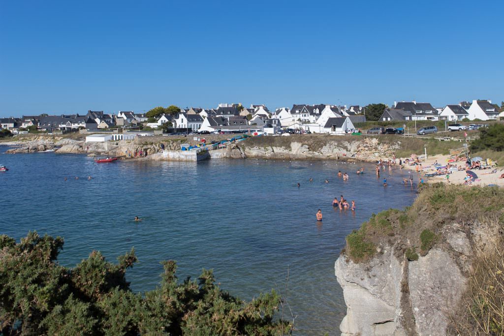 Ploemeur, Kerroc'h plage et port .