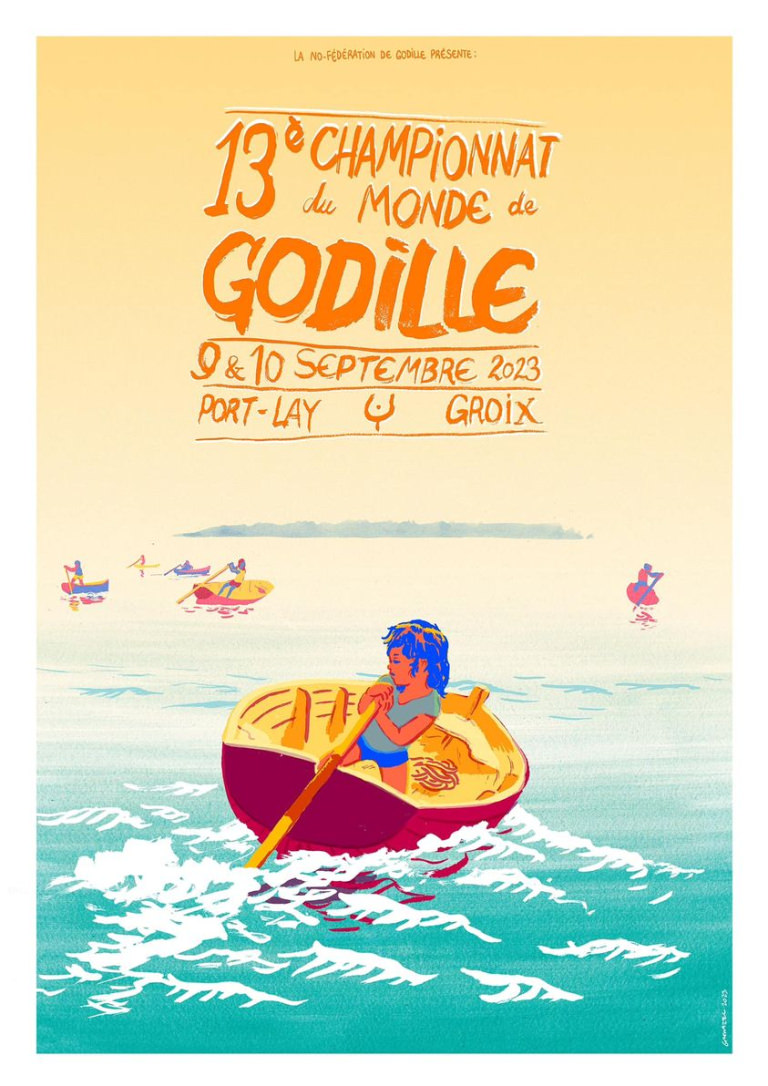 Affiche du Championnat du monde de Godille 2023