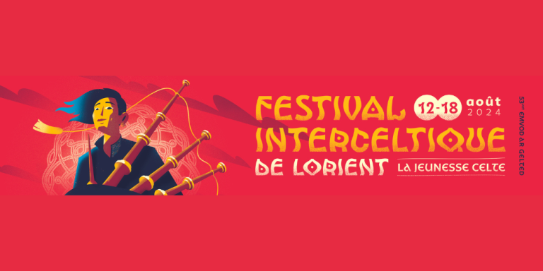 ©FIL - Affiche du Festival Interceltique de Lorient 2024, année de la jeunesse celte (Morbihan)