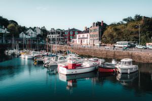 Bateaux amarrés à Port-Tudy, ile de Groix