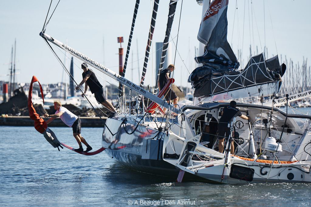 Lorient La Base Préparation des bateaux Imoca