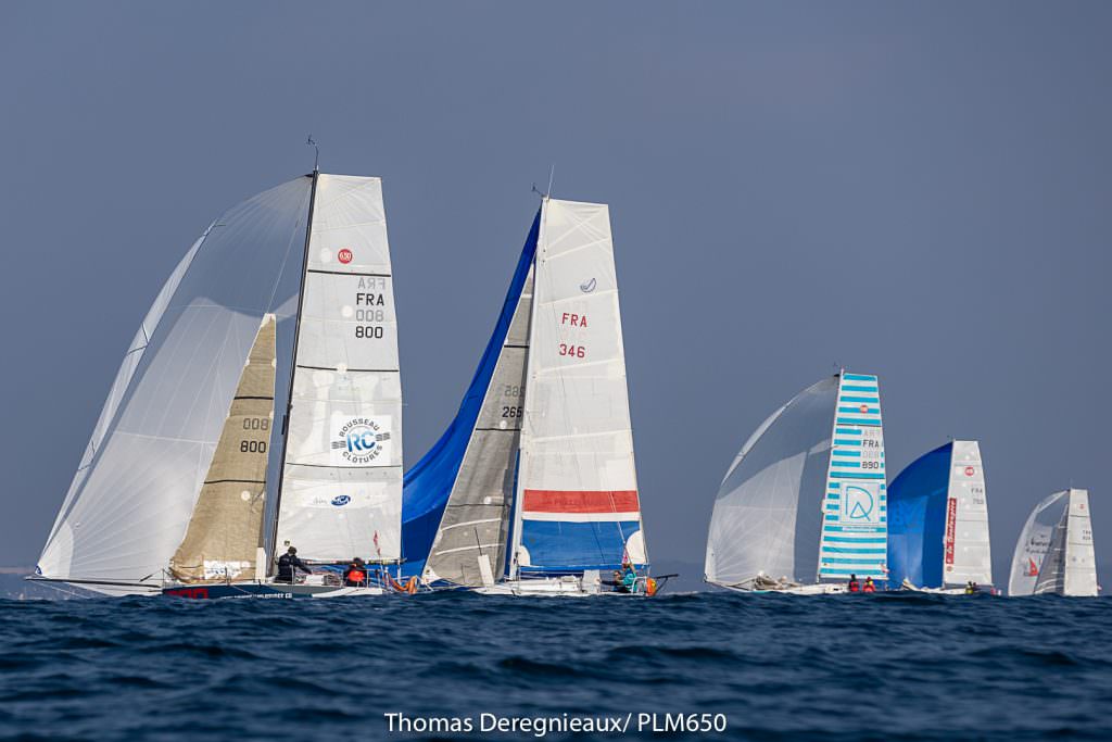 Lorient, voiliers lors de la course la Plastimo