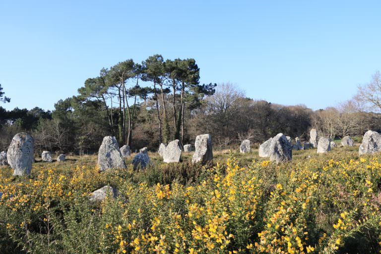 Alignements des menhirs à Carnac (Morbihan)