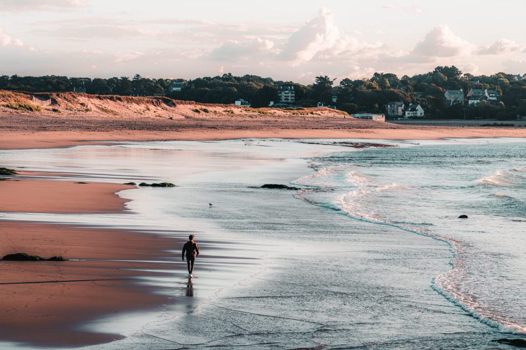 Plage de la Falaise à Guidel-plages.