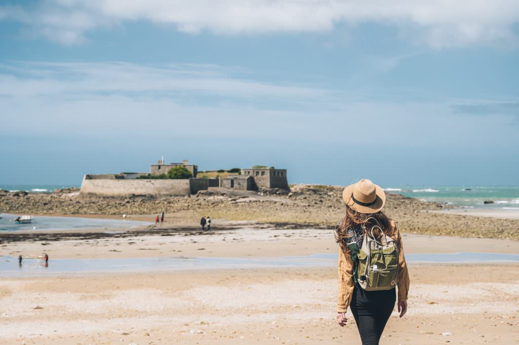 Plage du Fort-Bloqué à Ploemeur-Guidel
