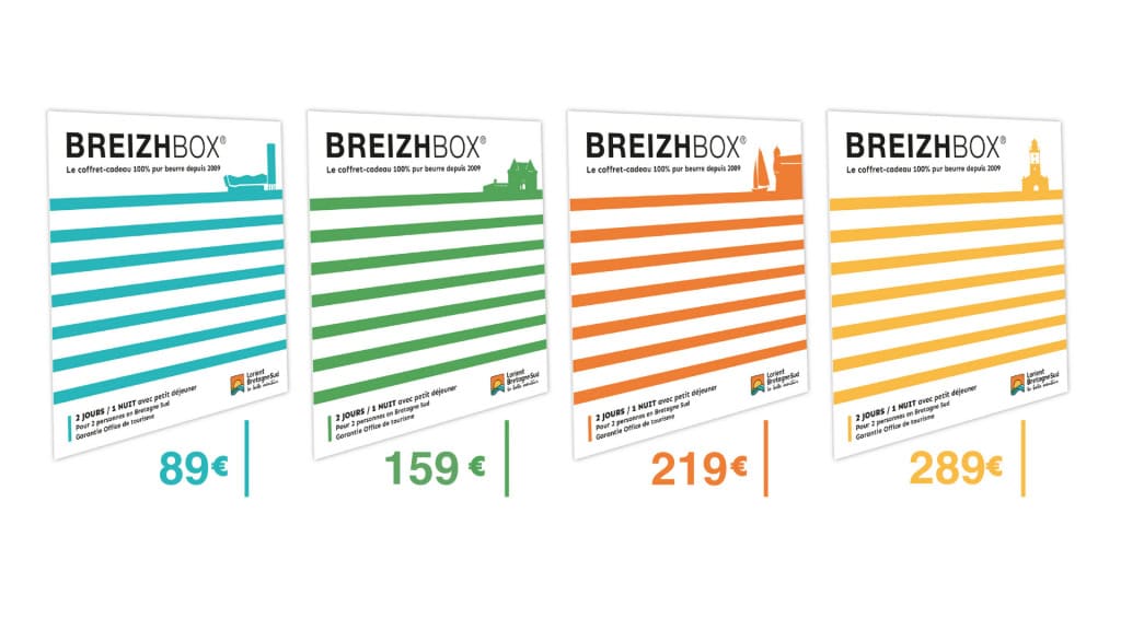 Coffrets-cadeaux Breizhbox®, séjours et week-ends à Lorient Bretagne Sud (Morbihan)