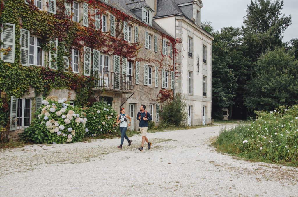 Manoir de Saint Urchaud et trail dans la vallée du Scorff (Morbihan)