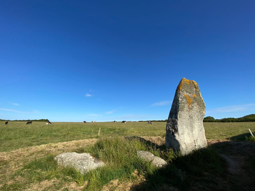 menhirs du couregant à ploemeur