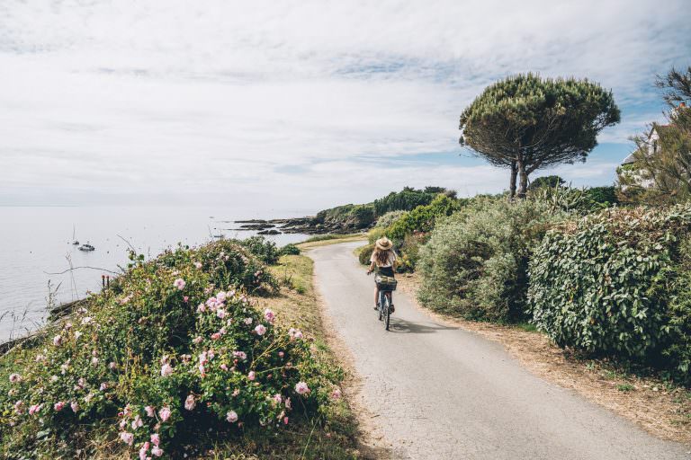 Balade à vélo sur l'île de Groix (Morbihan)