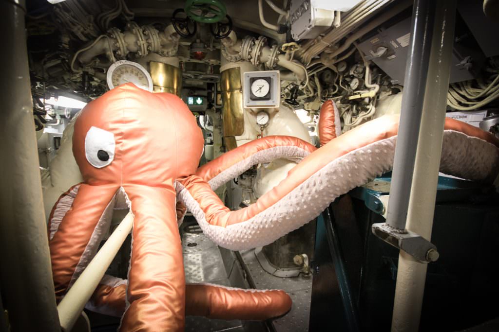 Opération Octopus, Halloween au sous-marin Flore à Lorient La Base (Morbihan) 