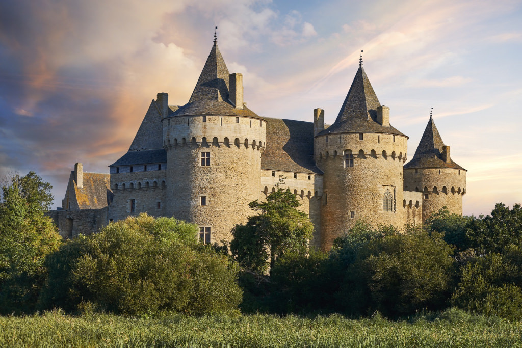 Extérieur du château de Suscinio, à Sarzeau (Morbihan)