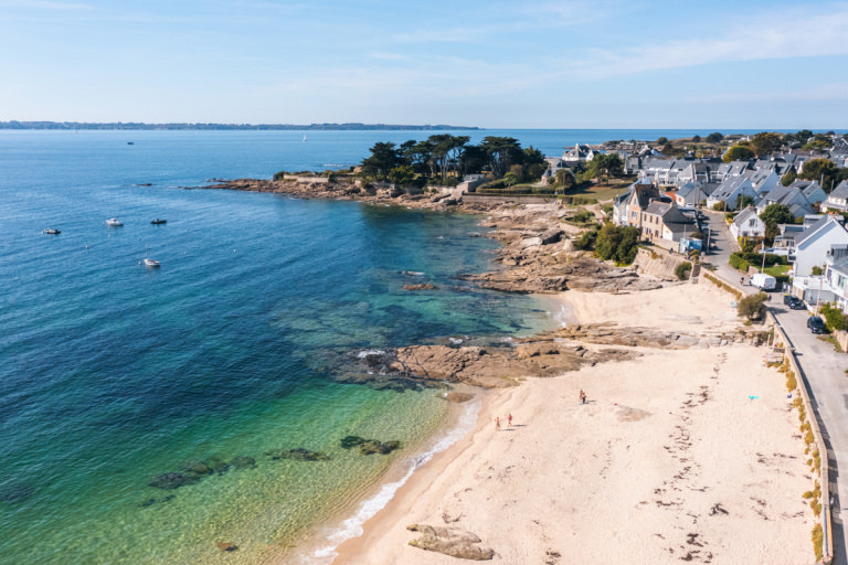 Plages et criques de Port-Fontaine, à Ploemeur (Morbihan)