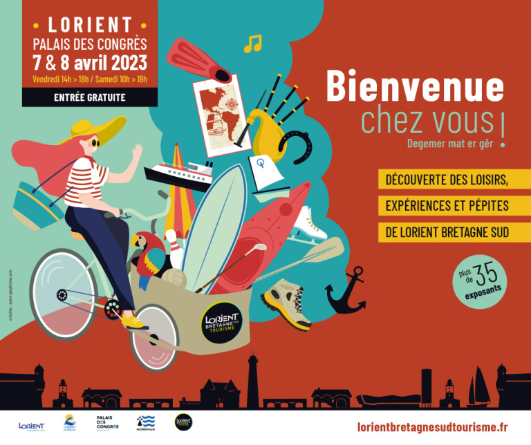 Bienvenue chez vous - Événement salon local du tourisme à Lorient (Morbihan), découverte des activités et loisirs près de chez soi