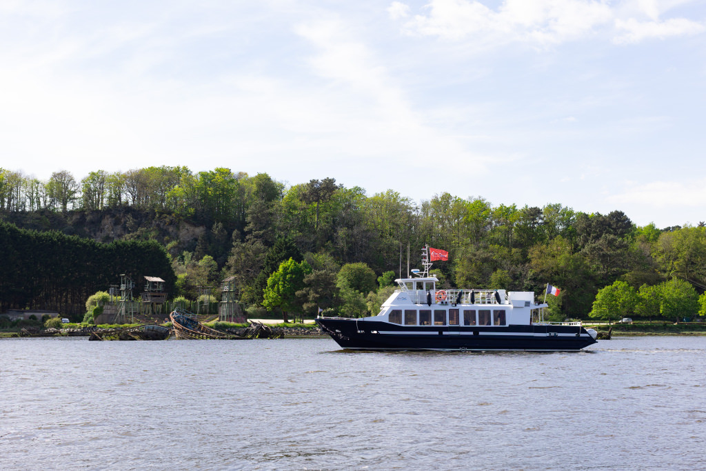 Croisière sur le Blavet à Hennebont avec la compagnie maritime Escal'Ouest (Morbihan)