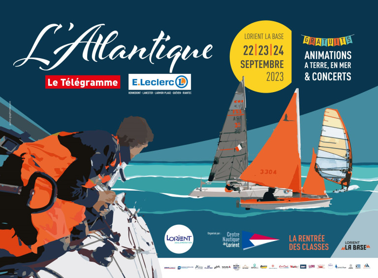 Course au large Atlantique du Télégramme Eleclerc à Lorient (Morbihan)