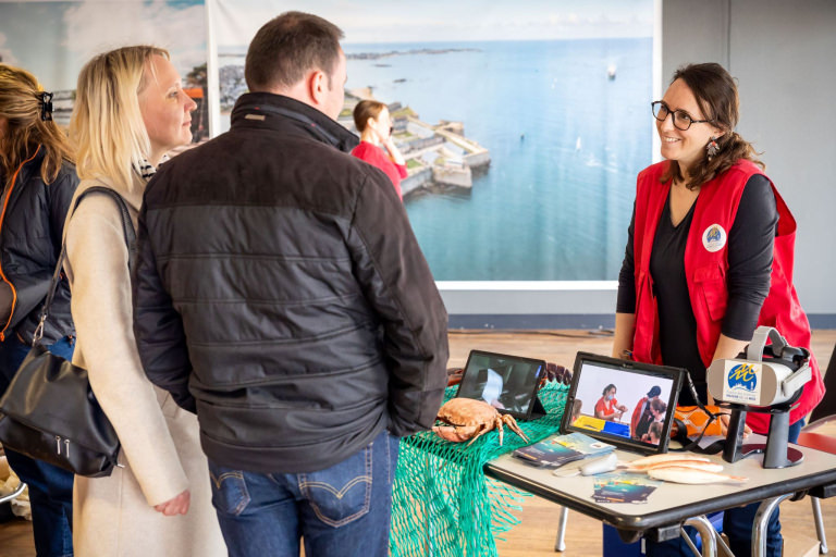 Stand Maison de la Mer "Bienvenue chez vous !" 2023, Morbihan