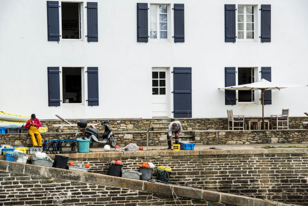 Retour de pêche à Port-Lay, sur l'île de Groix (Morbihan)