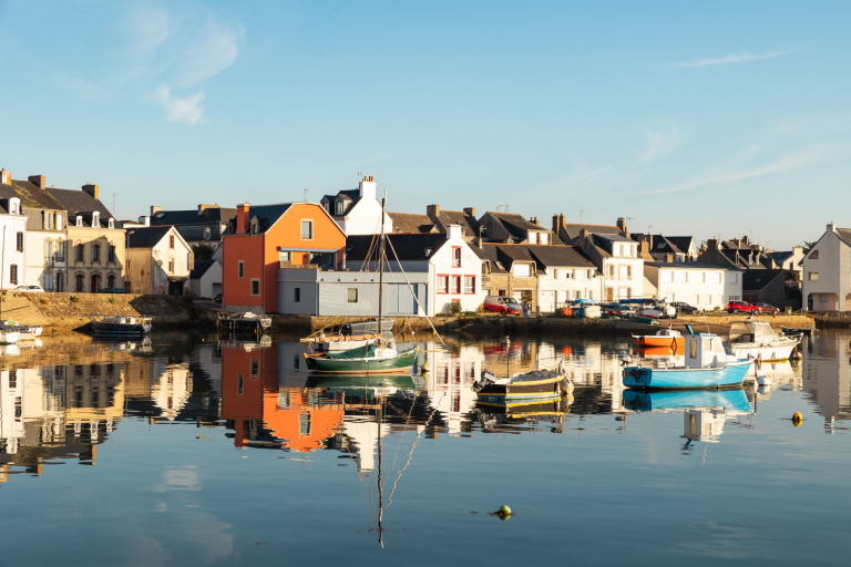 Bateaux au port de Locmalo à Port-Louis (Morbihan)