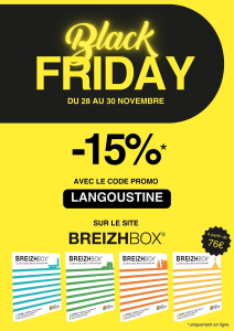 Blackfriday Breizhbox®, du 28 au 30 novembre en ligne - Coffrets-cadeaux et séjours en Bretagne Sud (Morbihan)