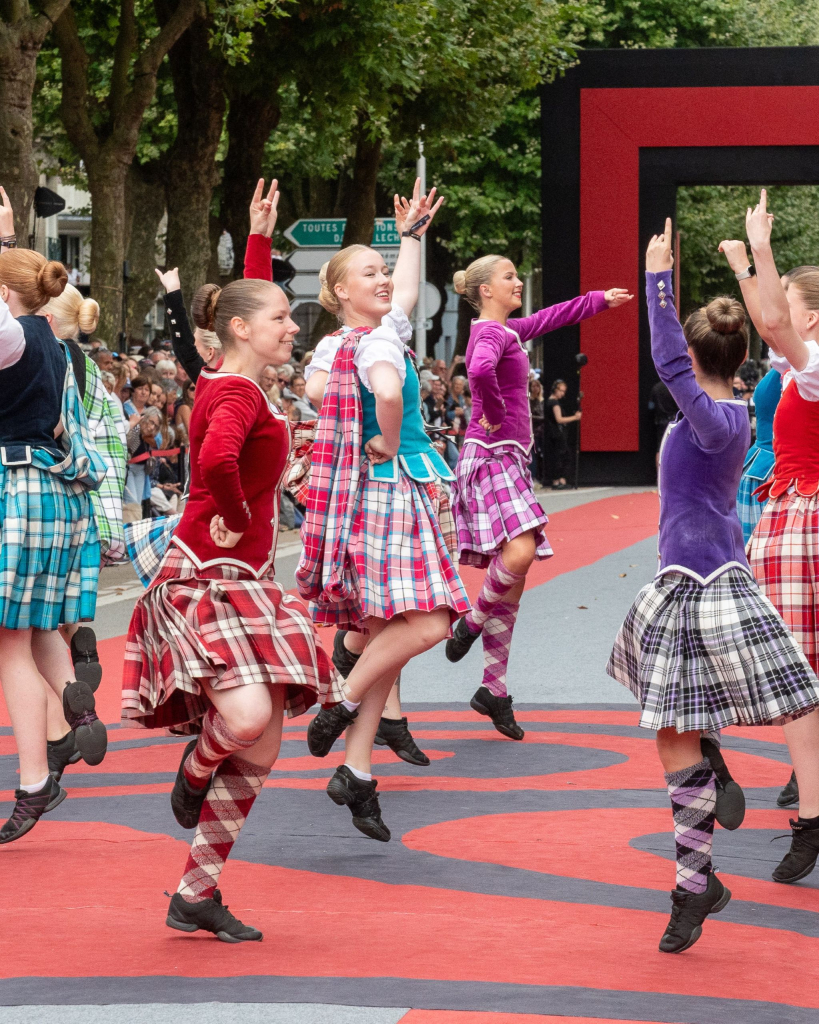 Défilé de la Grande Parade du Festival Interceltique de Lorient (Morbihan)