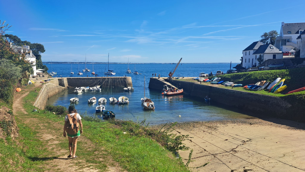 Petit port de Port-Lay, sur l'île de Groix (Morbihan)